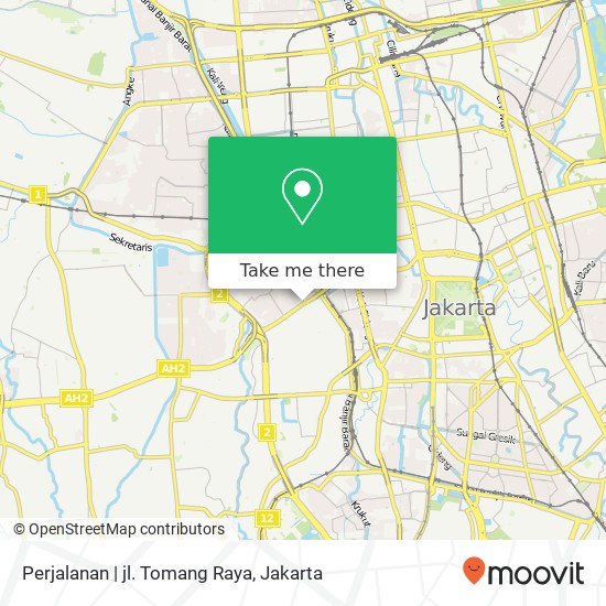 Perjalanan | jl. Tomang Raya map