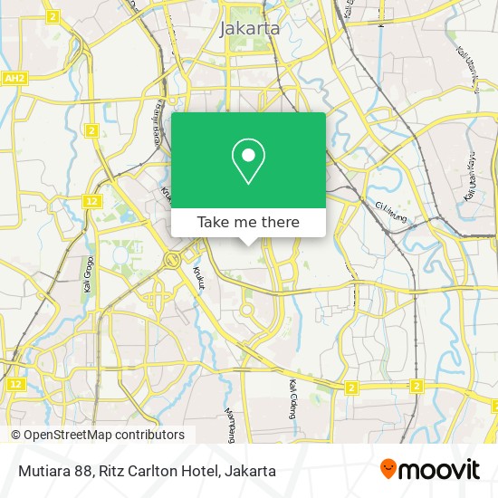 Mutiara 88, Ritz Carlton Hotel map