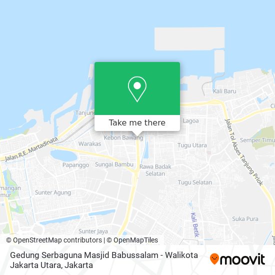 Gedung Serbaguna Masjid Babussalam - Walikota Jakarta Utara map