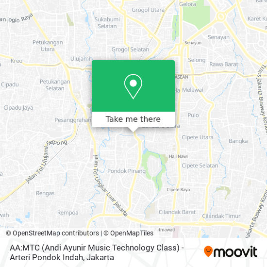 AA:MTC (Andi Ayunir Music Technology Class) - Arteri Pondok Indah map