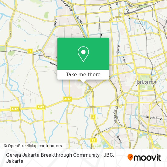 Gereja Jakarta Breakthrough Community - JBC map