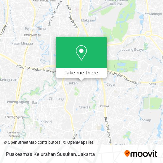 Puskesmas Kelurahan Susukan map