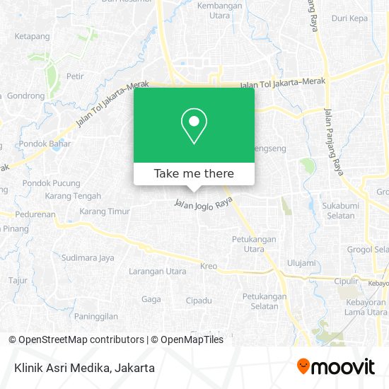 Klinik Asri Medika map