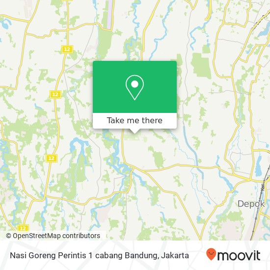 Nasi Goreng Perintis 1 cabang Bandung map