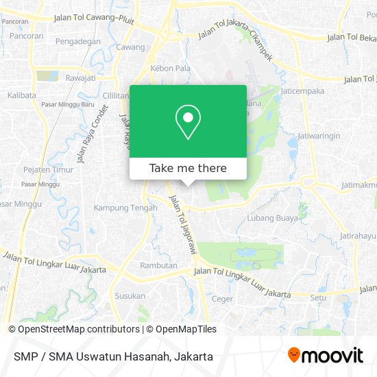 SMP / SMA Uswatun Hasanah map