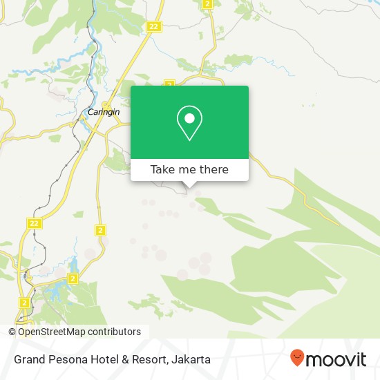 Grand Pesona Hotel & Resort map