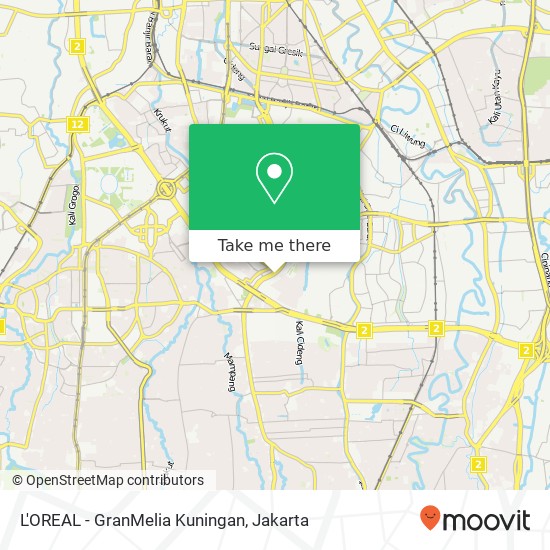 L'OREAL - GranMelia Kuningan map