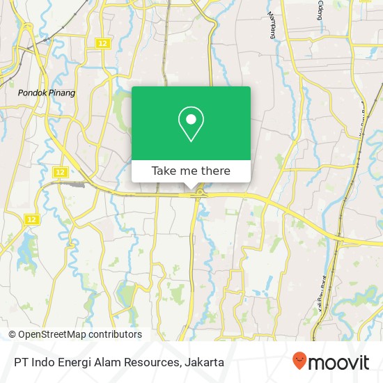 PT Indo Energi Alam Resources map