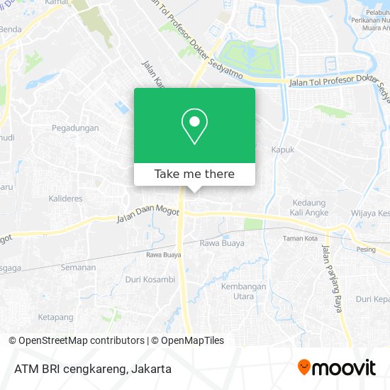 ATM BRI cengkareng map