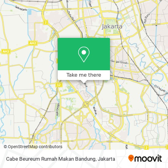 Cabe Beureum Rumah Makan Bandung map