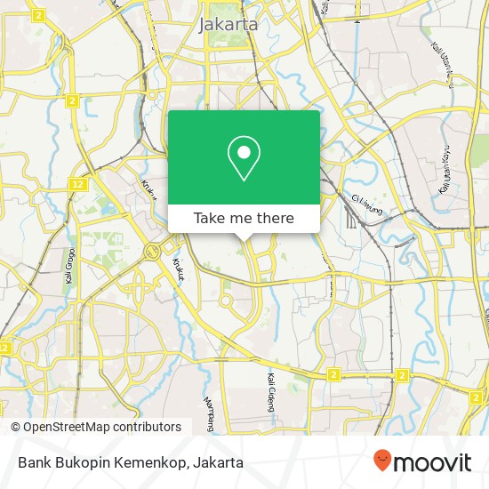 Bank Bukopin Kemenkop map