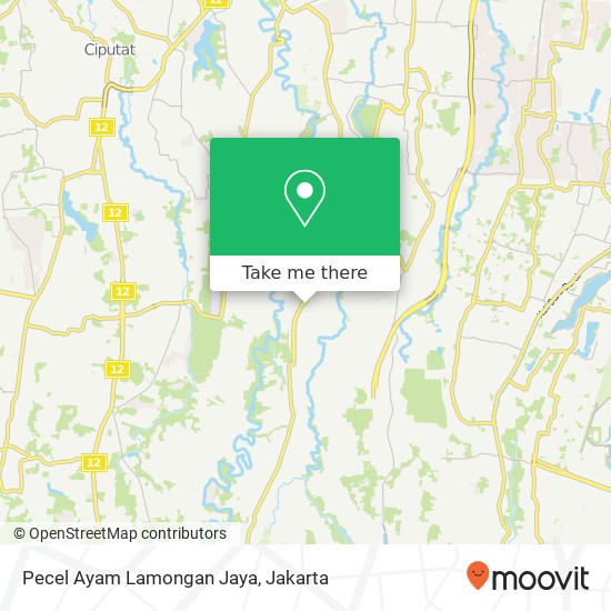 Pecel Ayam Lamongan Jaya map