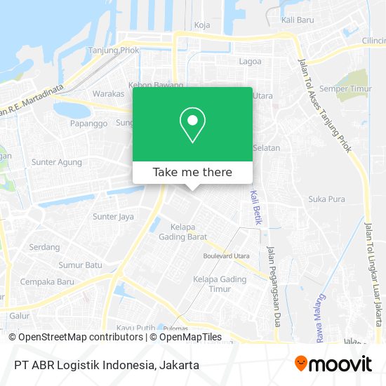 PT ABR Logistik Indonesia map