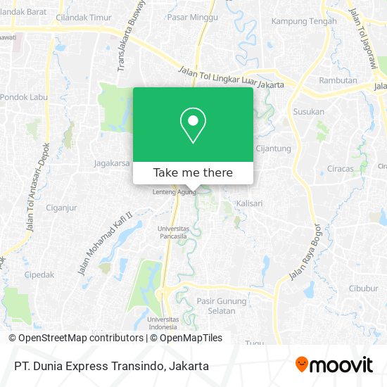 PT. Dunia Express Transindo map