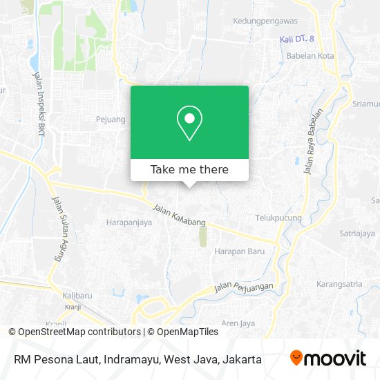 RM Pesona Laut, Indramayu, West Java map