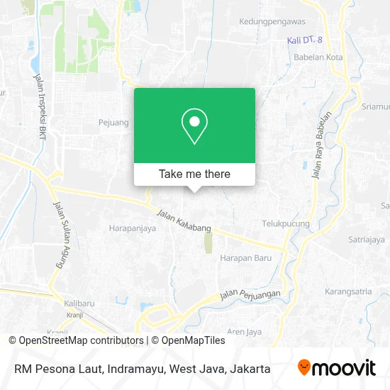 RM Pesona Laut, Indramayu, West Java map