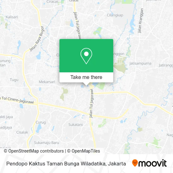 Pendopo Kaktus Taman Bunga Wiladatika map