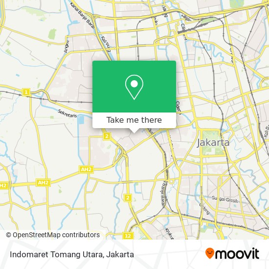 Indomaret Tomang Utara map