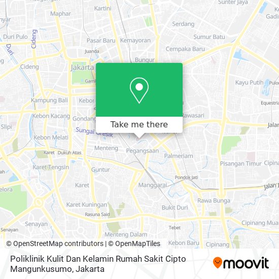 Poliklinik Kulit Dan Kelamin Rumah Sakit Cipto Mangunkusumo map