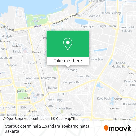 Starbuck terminal 2E,bandara soekarno hatta map