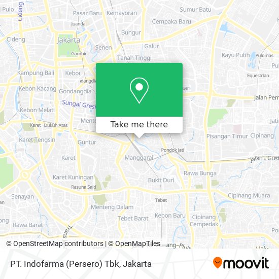 PT. Indofarma (Persero) Tbk map