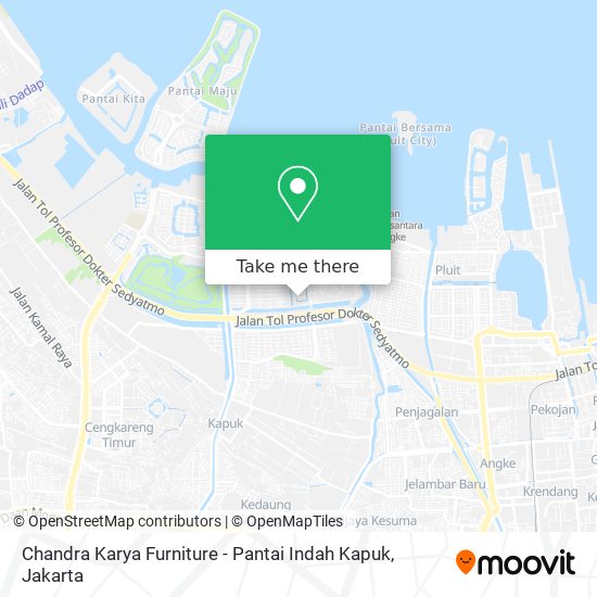 Chandra Karya Furniture - Pantai Indah Kapuk map