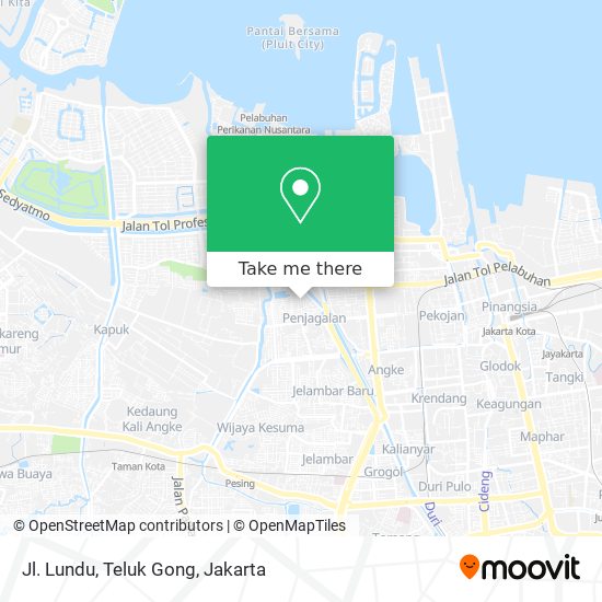 Jl. Lundu, Teluk Gong map