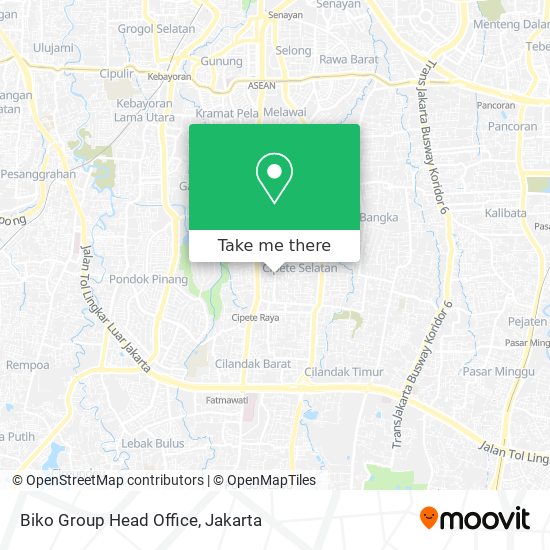 Biko Group Head Office map