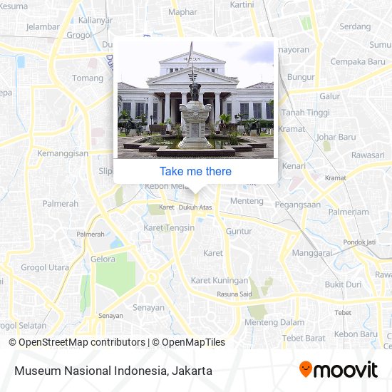 Museum Nasional Indonesia map