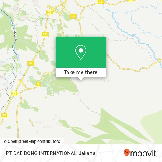 PT DAE DONG INTERNATIONAL map