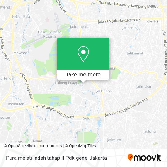 Pura melati indah tahap II Pdk gede map