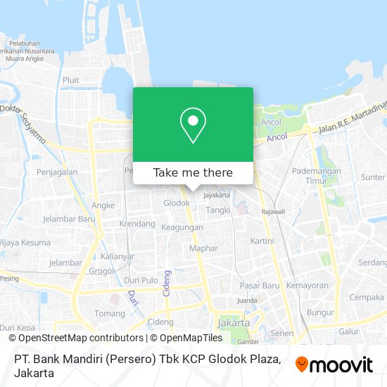 PT. Bank Mandiri (Persero) Tbk KCP Glodok Plaza map