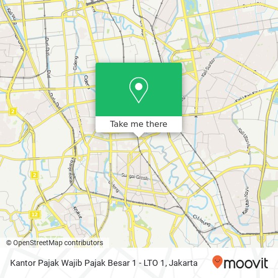 Kantor Pajak Wajib Pajak Besar 1 - LTO 1 map