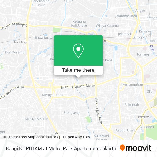 Bangi KOPITIAM at Metro Park Apartemen map