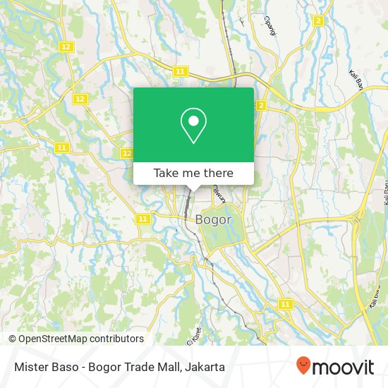 Mister Baso - Bogor Trade Mall map