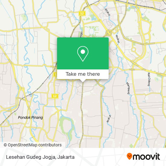 Lesehan Gudeg Jogja map