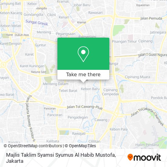 Majlis Taklim Syamsi Syumus Al Habib Mustofa map