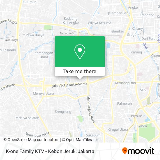 K-one Family KTV - Kebon Jeruk map