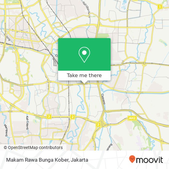 Makam Rawa Bunga Kober map