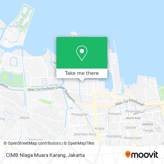 CIMB Niaga Muara Karang map