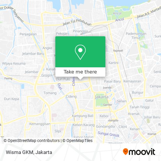 Wisma GKM map