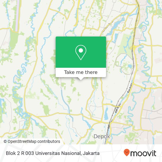 Blok 2 R 003 Universitas Nasional map