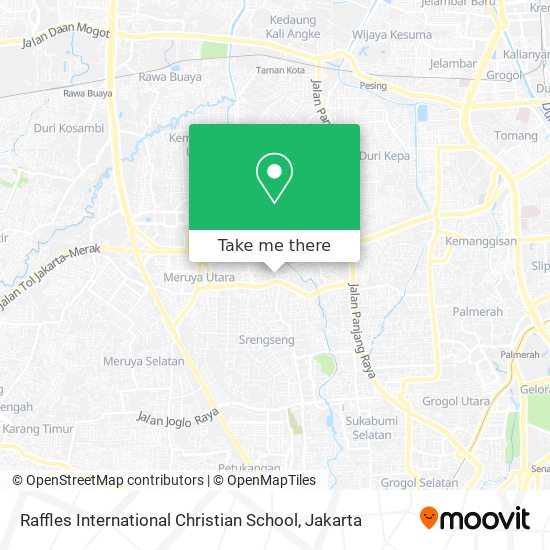 Raffles International Christian School map