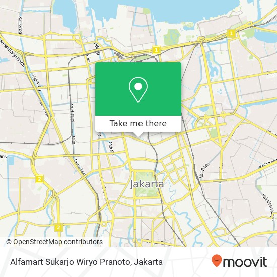 Alfamart Sukarjo Wiryo Pranoto map