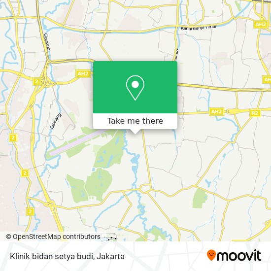 Klinik bidan setya budi map