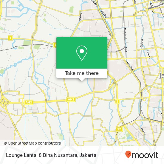 Lounge Lantai 8 Bina Nusantara map