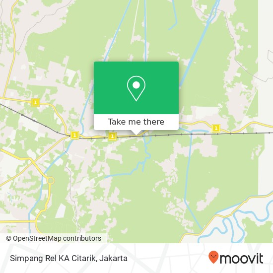 Simpang Rel KA Citarik map