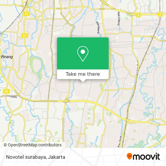 Novotel surabaya map