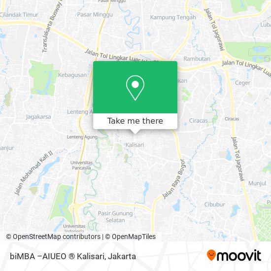 biMBA –AIUEO ® Kalisari map