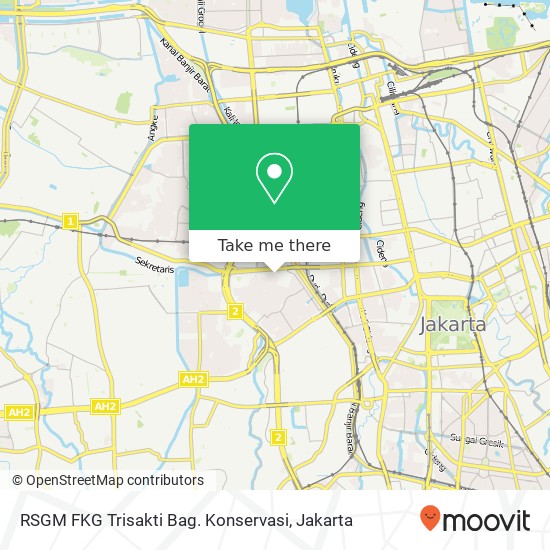 RSGM FKG Trisakti Bag. Konservasi map